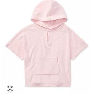 NWOT-Ralph Lauren French Terry Cover Up, Baby Girls-24m